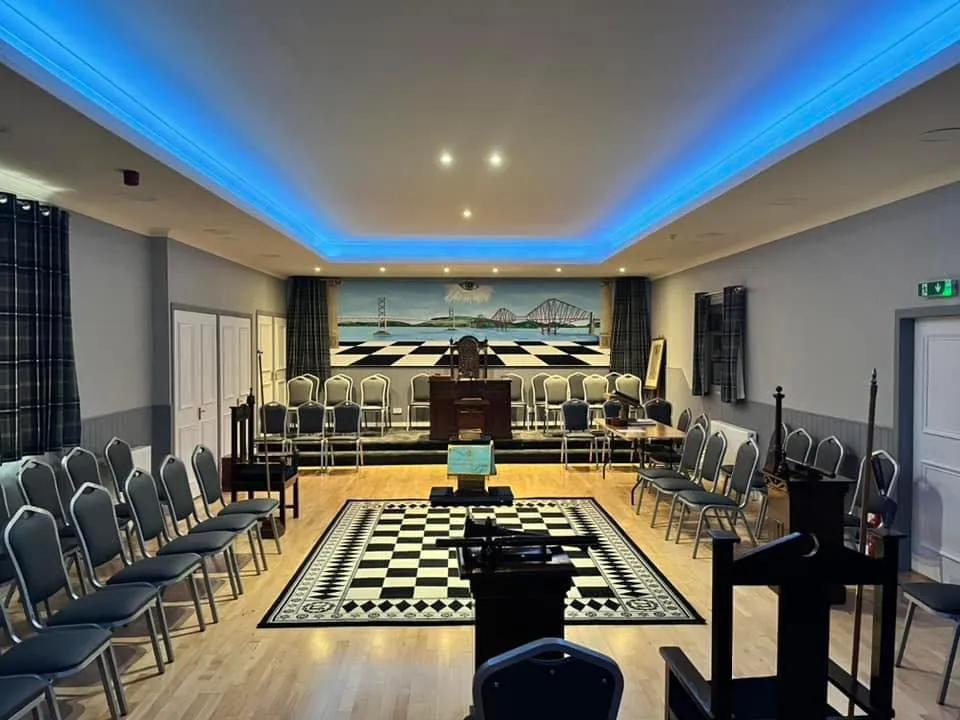 The Lodge Room set up and ready for a meeting