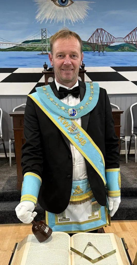The Master of the Lodge, Bro Richard Reid